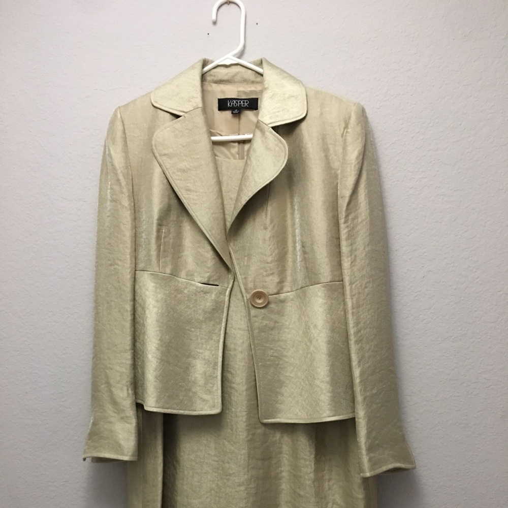 Kasper dress with coat